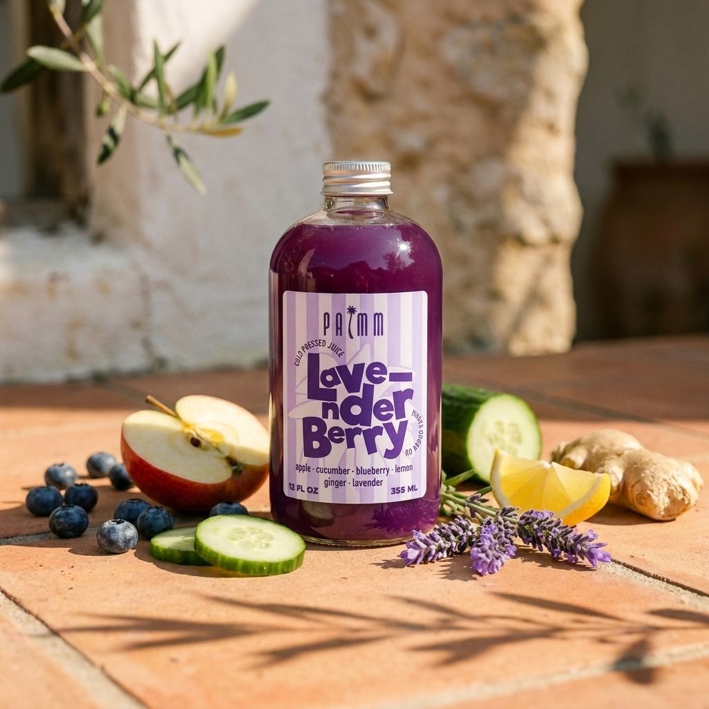 Lavender Berry cold-pressed juice — Palmm