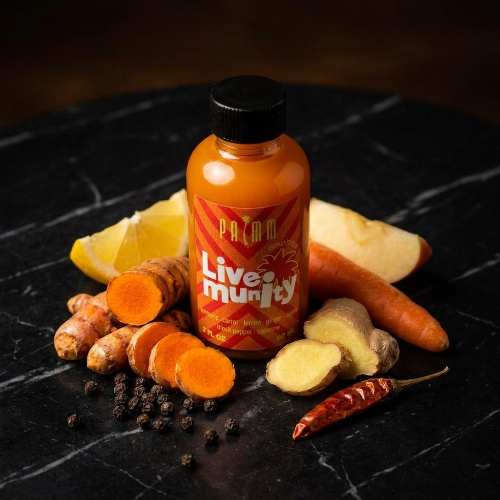 Livemunity cold-pressed juice — Palmm